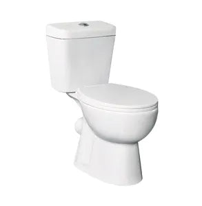 WC Monobloc en Céramique Blanc