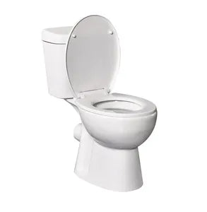 WC Monobloc en Céramique Blanc