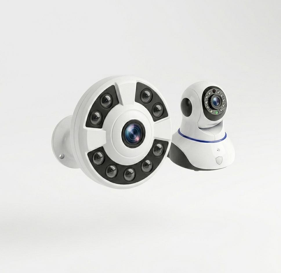 Caméra de Surveillance Panoramique Intelligente 360°