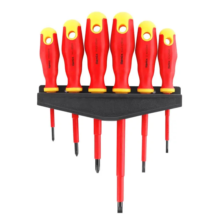 Jeu de Tournevis Isolés VDE - 1000 V - 6 Pièces